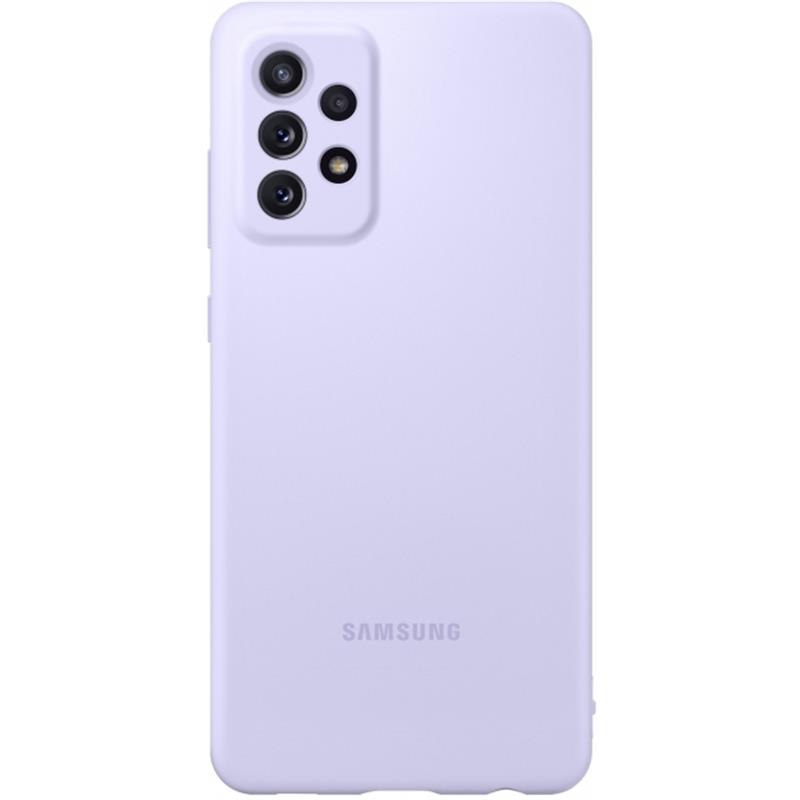  Samsung Silicone Cover Galaxy A72 4G Violet