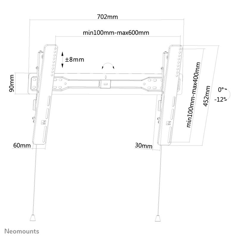 Neomounts tv wandsteun