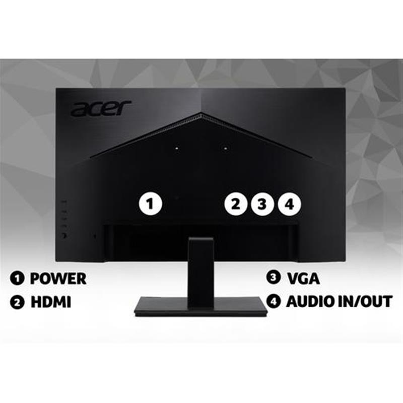 Acer V7 V227Qbip 54,6 cm (21.5"") 1920 x 1080 Pixels Full HD Zwart