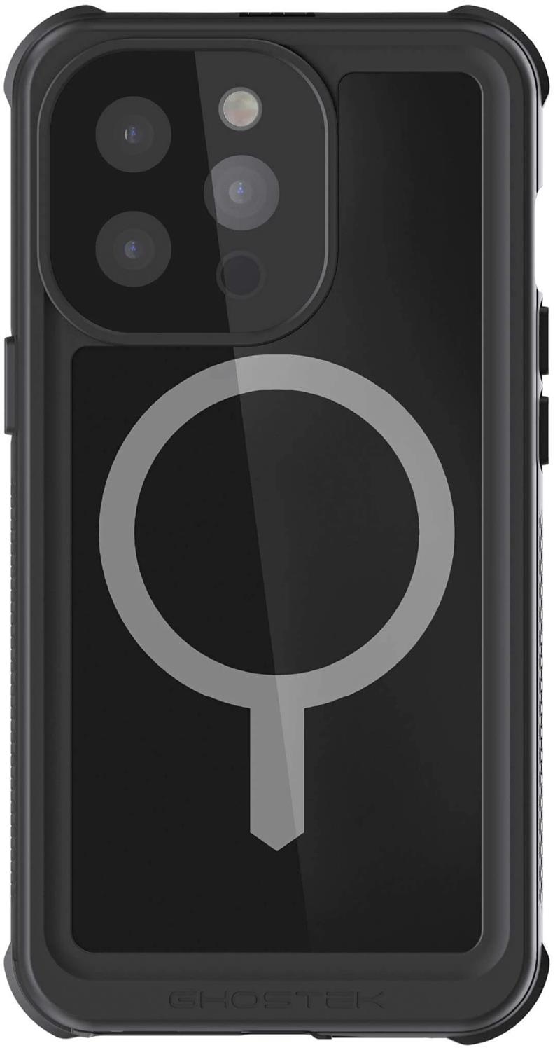 Ghostek Nautical 4 Waterproof MagSafe Case Belt Swivel Holster Apple iPhone 13 Pro Black