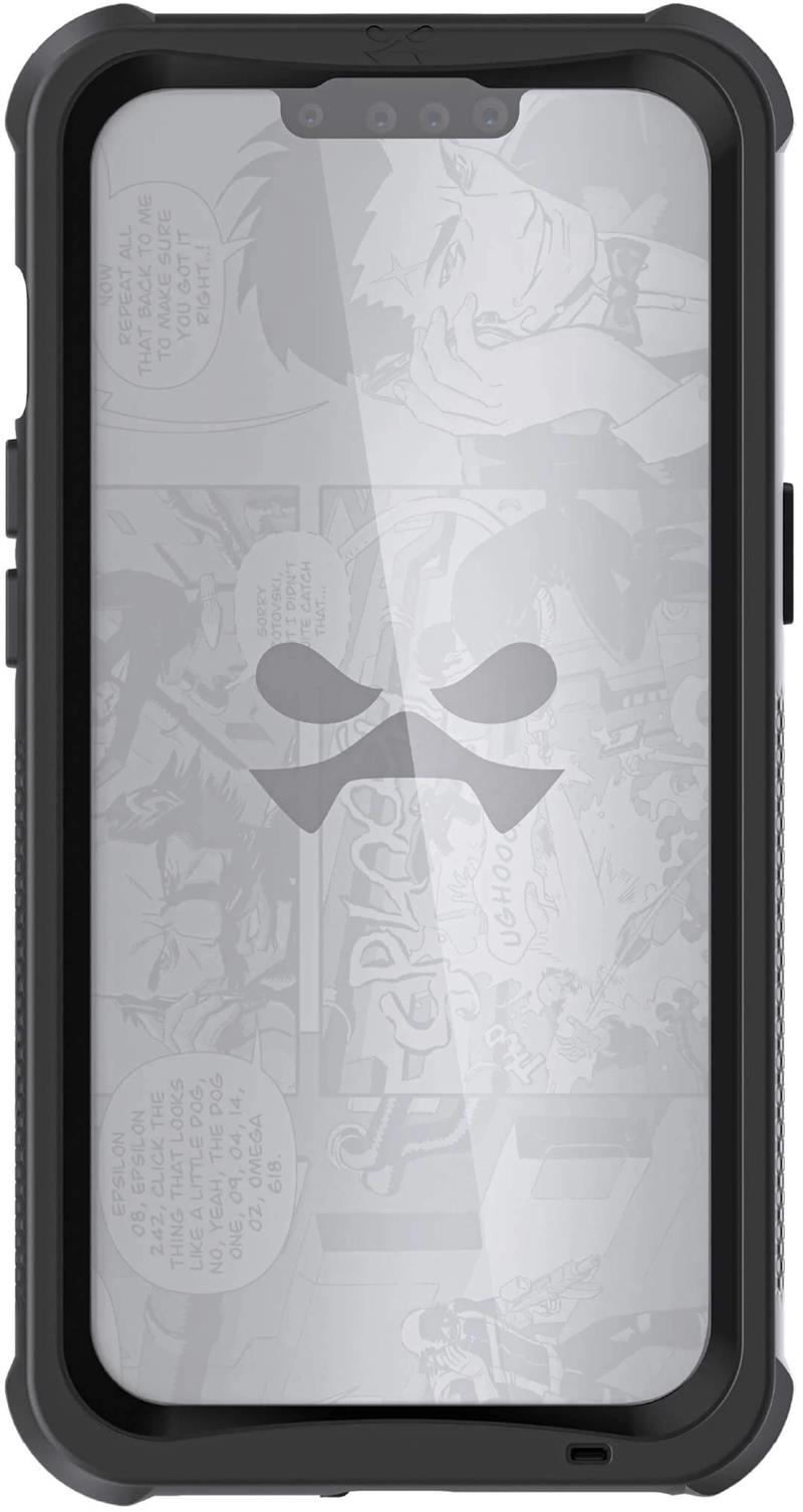 Ghostek Nautical 4 Waterproof MagSafe Case Belt Swivel Holster Apple iPhone 13 Clear