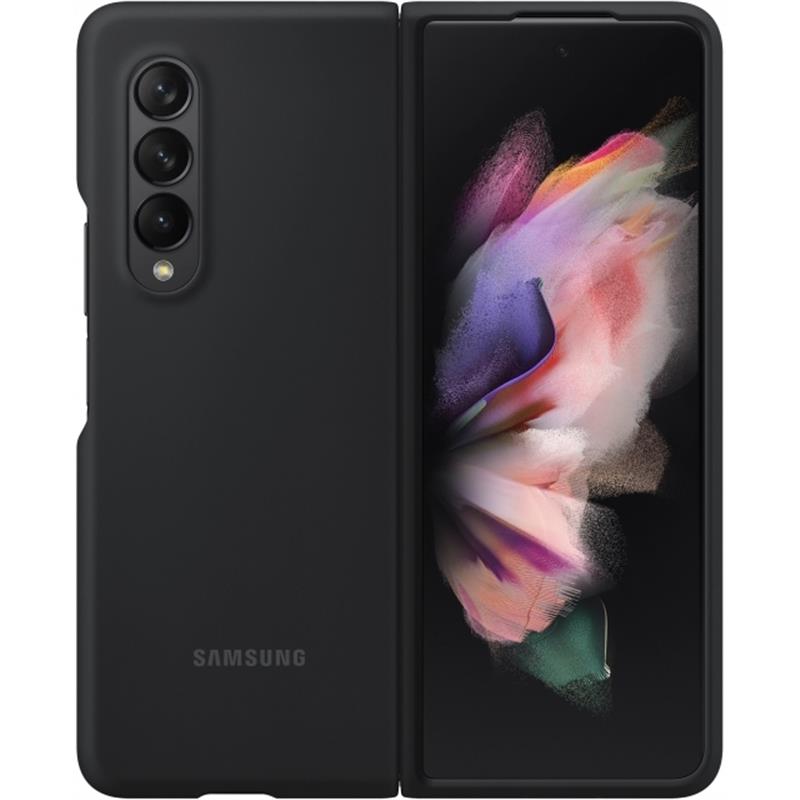  Samsung Silicone Cover Galaxy Z Fold3 Black