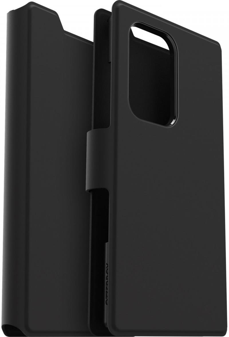 OtterBox Strada Via Series for Samsung Galaxy S22 Ultra, zwart