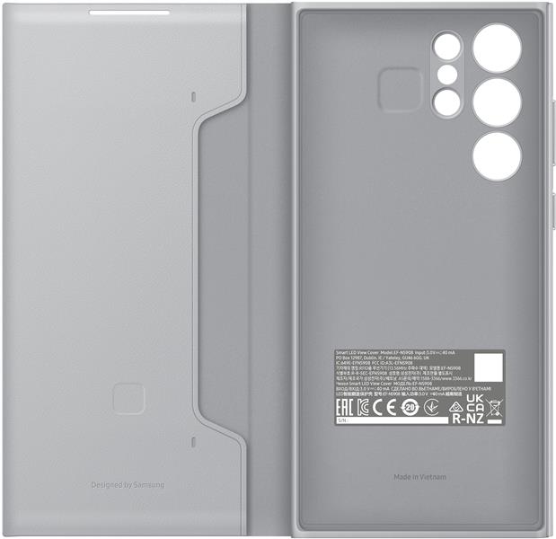  Samsung LED View Cover Galaxy S22 Ultra 5G Light Grey