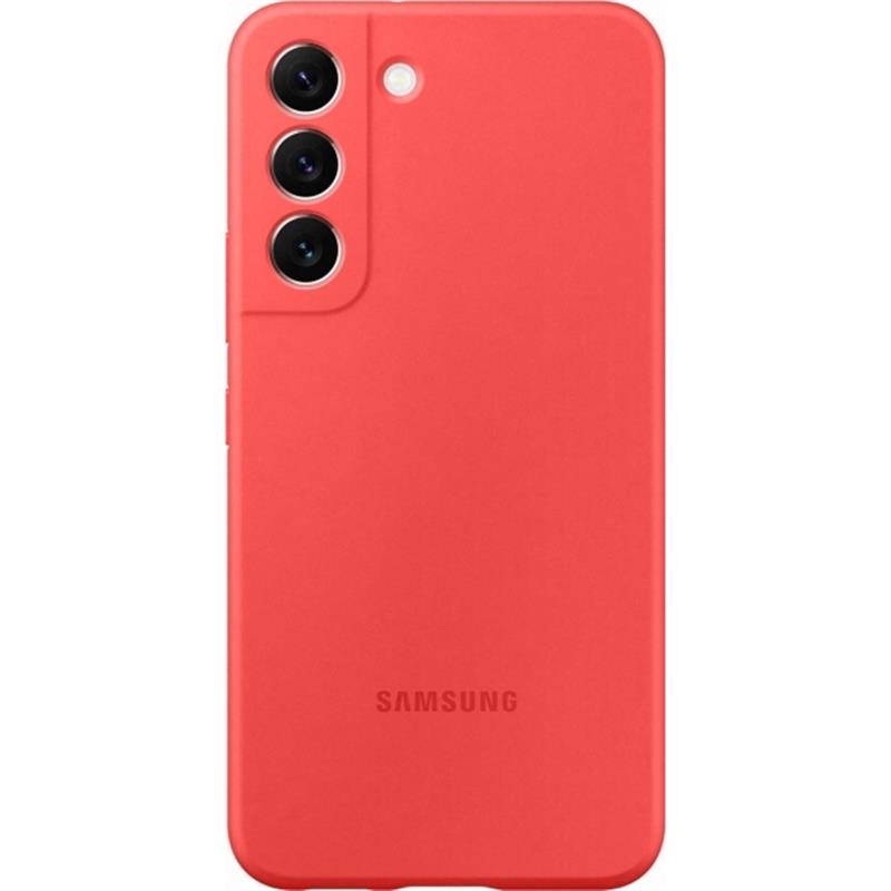  Samsung Silicone Cover Galaxy S22 5G Coral