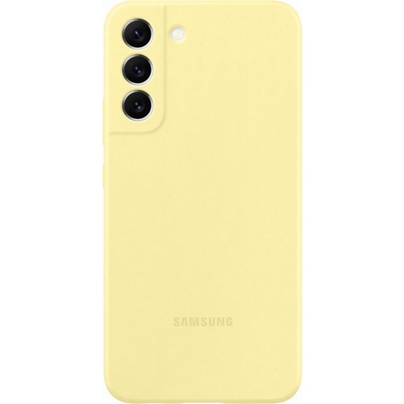  Samsung Silicone Cover Galaxy S22 5G Yellow