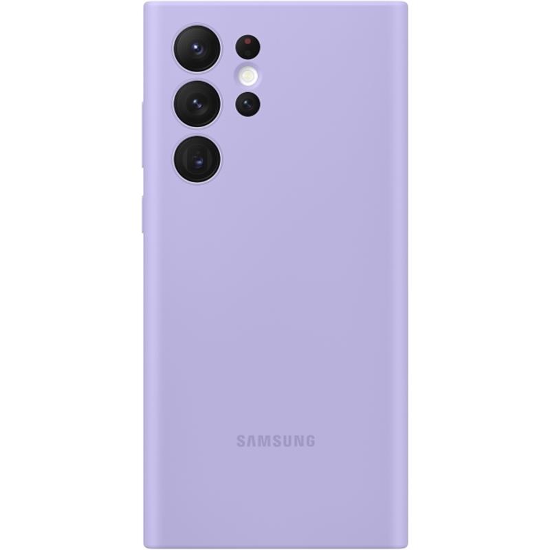  Samsung Silicone Cover Galaxy S22 Ultra 5G Lavender