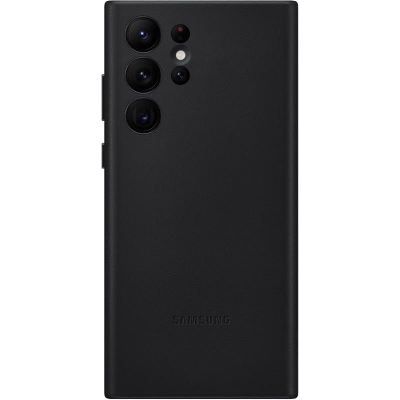  Samsung Leather Cover Galaxy S22 Ultra 5G Black
