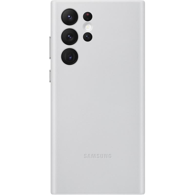  Samsung Leather Cover Galaxy S22 Ultra 5G Light Grey