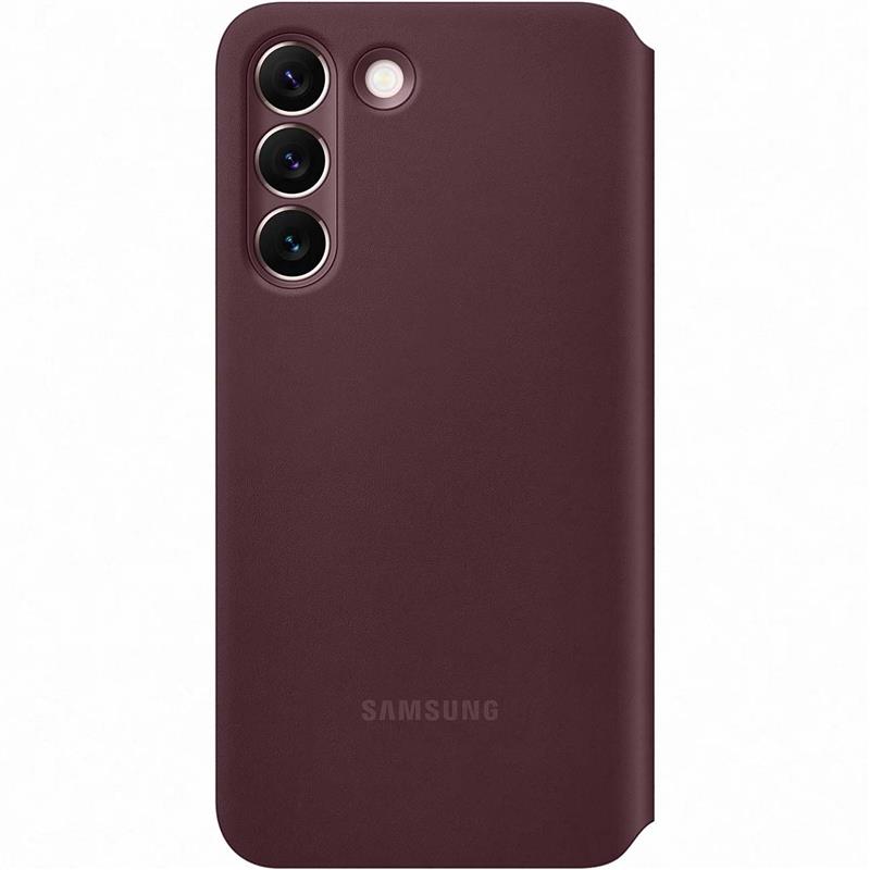  Samsung Smart Clear View Cover Galaxy S22 5G Burgundy