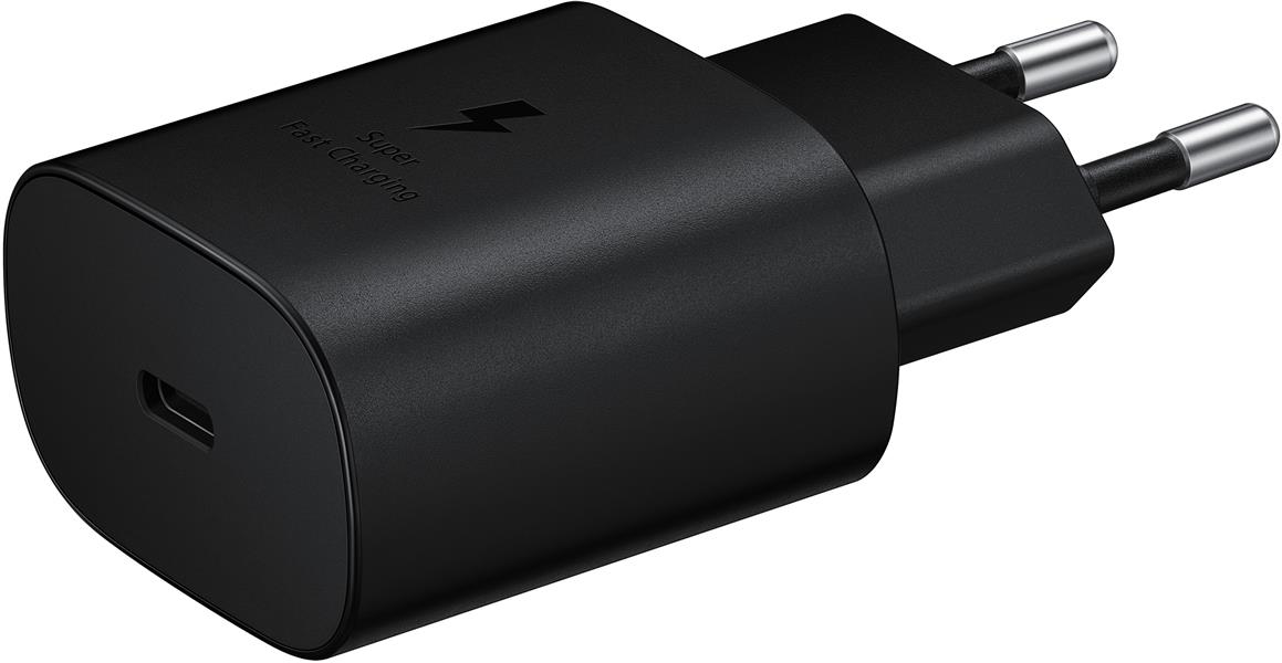 EP-TA800XBEGWW Samsung Super Fast PD Wall Charger USB-C incl USB-C Cable 25W Black Bulk