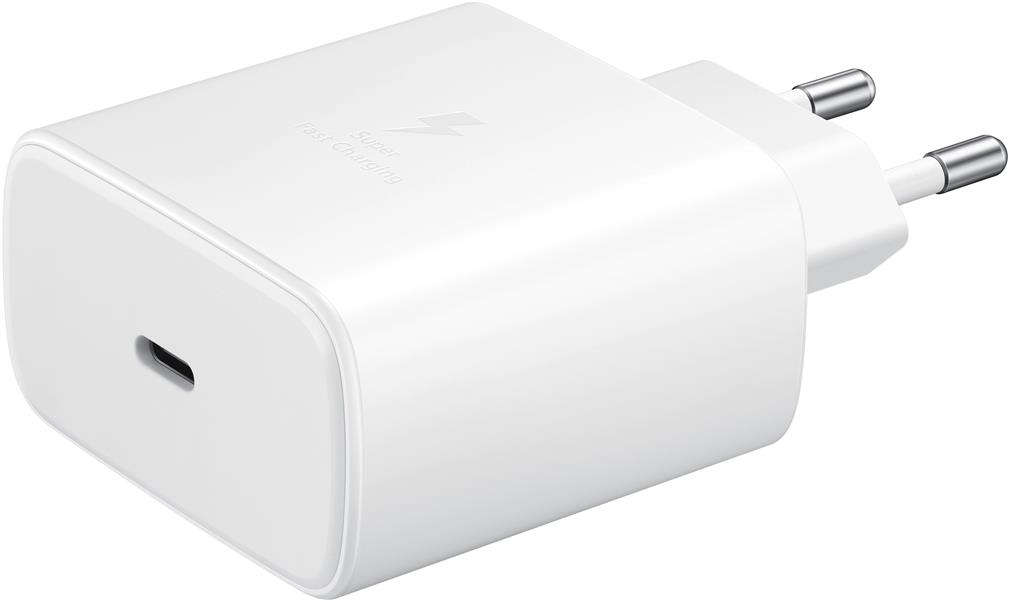 EP-TA845XWEGWW Samsung Fast PD Wall Charger USB-C incl USB-C Cable 45W White Bulk