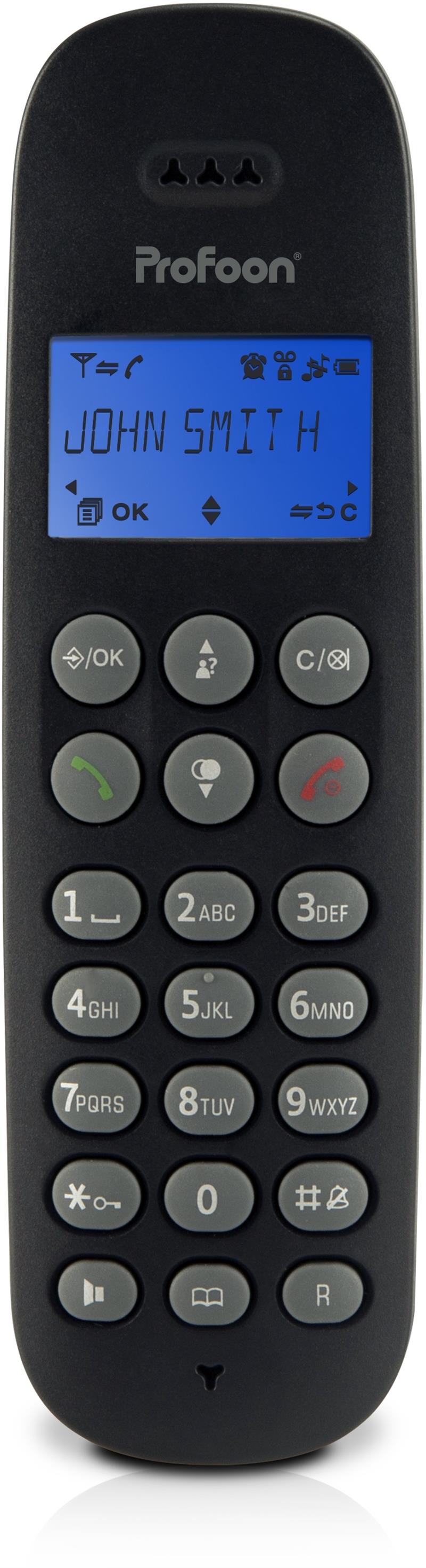  Profoon DECT Telefoon Black