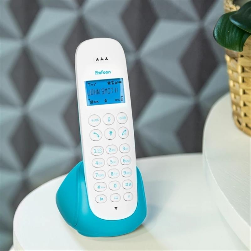 PDX-300BW Profoon DECT Telefoon White Blue