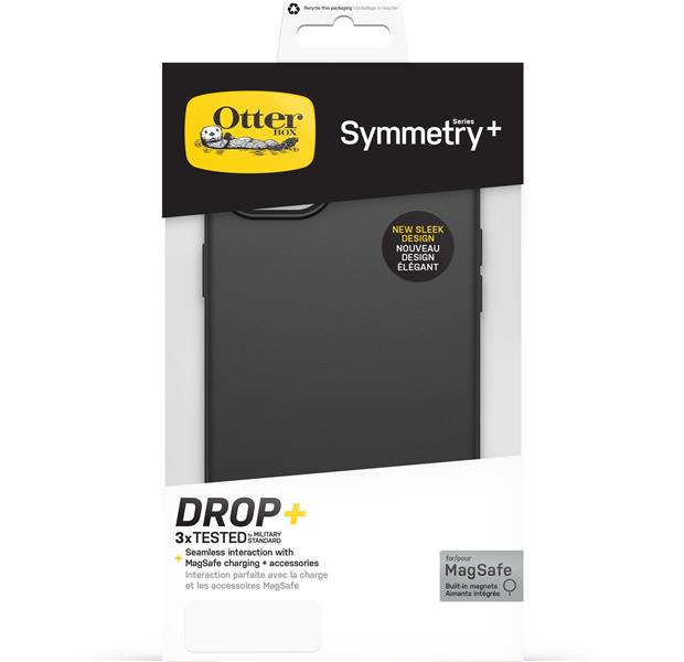 OtterBox Symmetry Plus mobiele telefoon behuizingen 17 cm (6.7"") Hoes Zwart