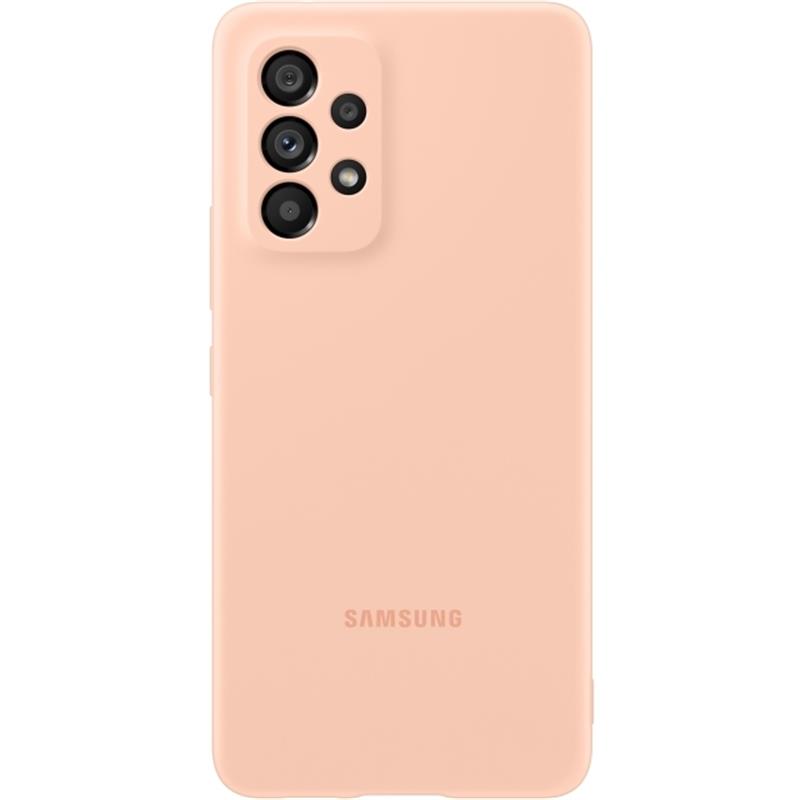  Samsung Silicone Cover Galaxy A53 5G Awesome Peach