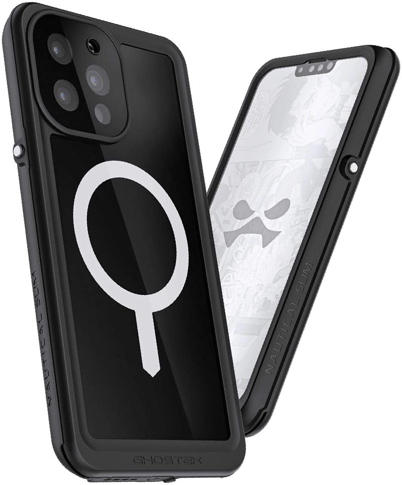 Ghostek Nautical Slim Waterproof MagSafe Case Apple iPhone 13 Pro Max Black