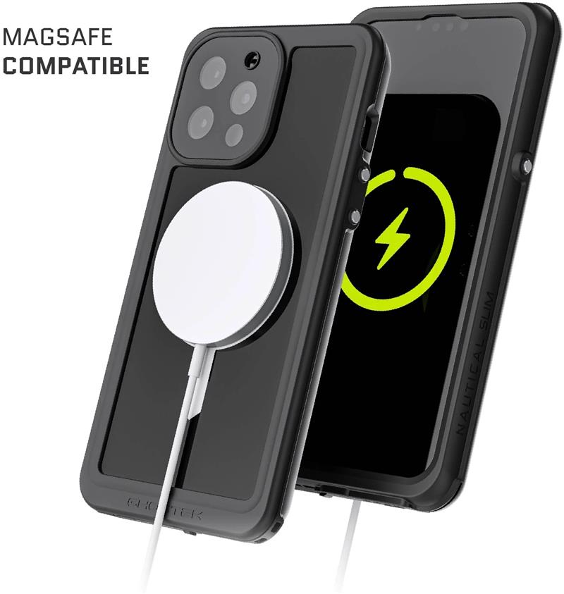 Ghostek Nautical Slim Waterproof MagSafe Case Apple iPhone 13 Pro Max Black