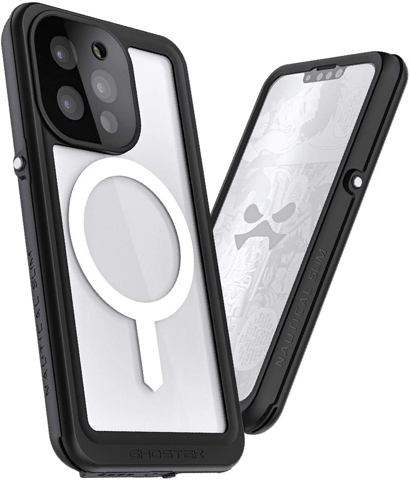 Ghostek Nautical Slim Waterproof MagSafe Case Apple iPhone 13 Pro Clear