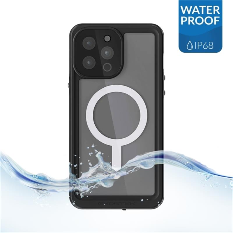 Ghostek Nautical Slim Waterproof MagSafe Case Apple iPhone 13 Pro Max Clear