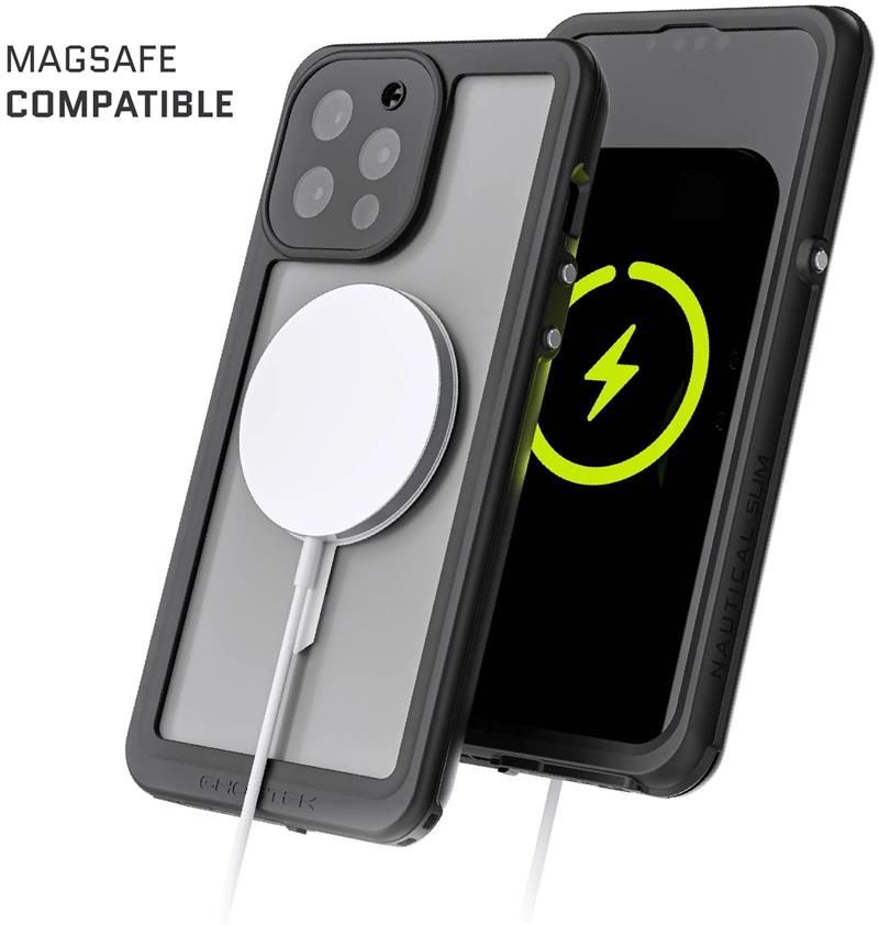 Ghostek Nautical Slim Waterproof MagSafe Case Apple iPhone 13 Pro Max Clear