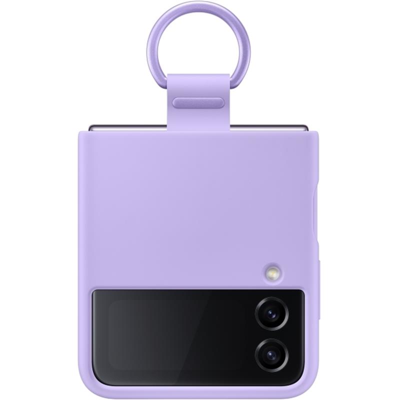  Samsung Silicone Cover with Ring Galaxy Z Flip4 Bora Purple
