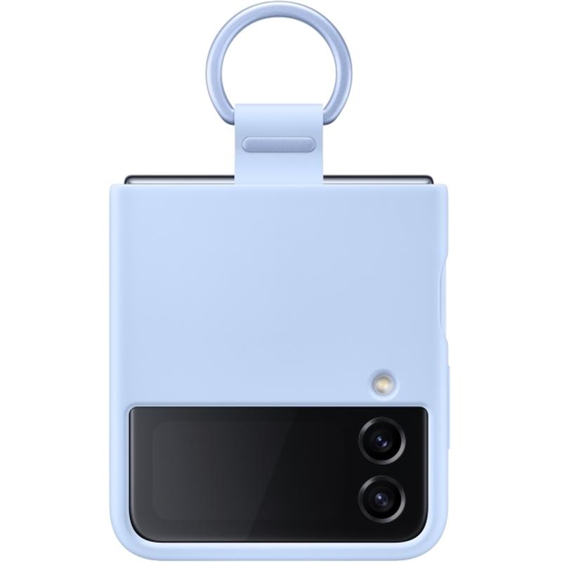  Samsung Silicone Cover with Ring Galaxy Z Flip4 Arctic Blue