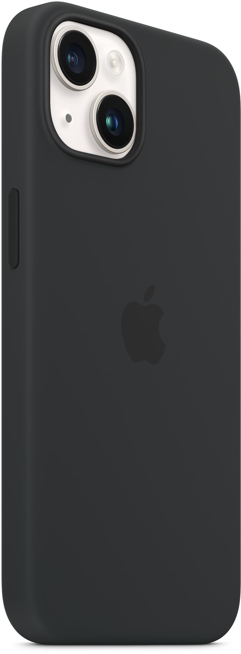 Apple iPhone 14 Plus Silicone Case with MagSafe Midnight Black 