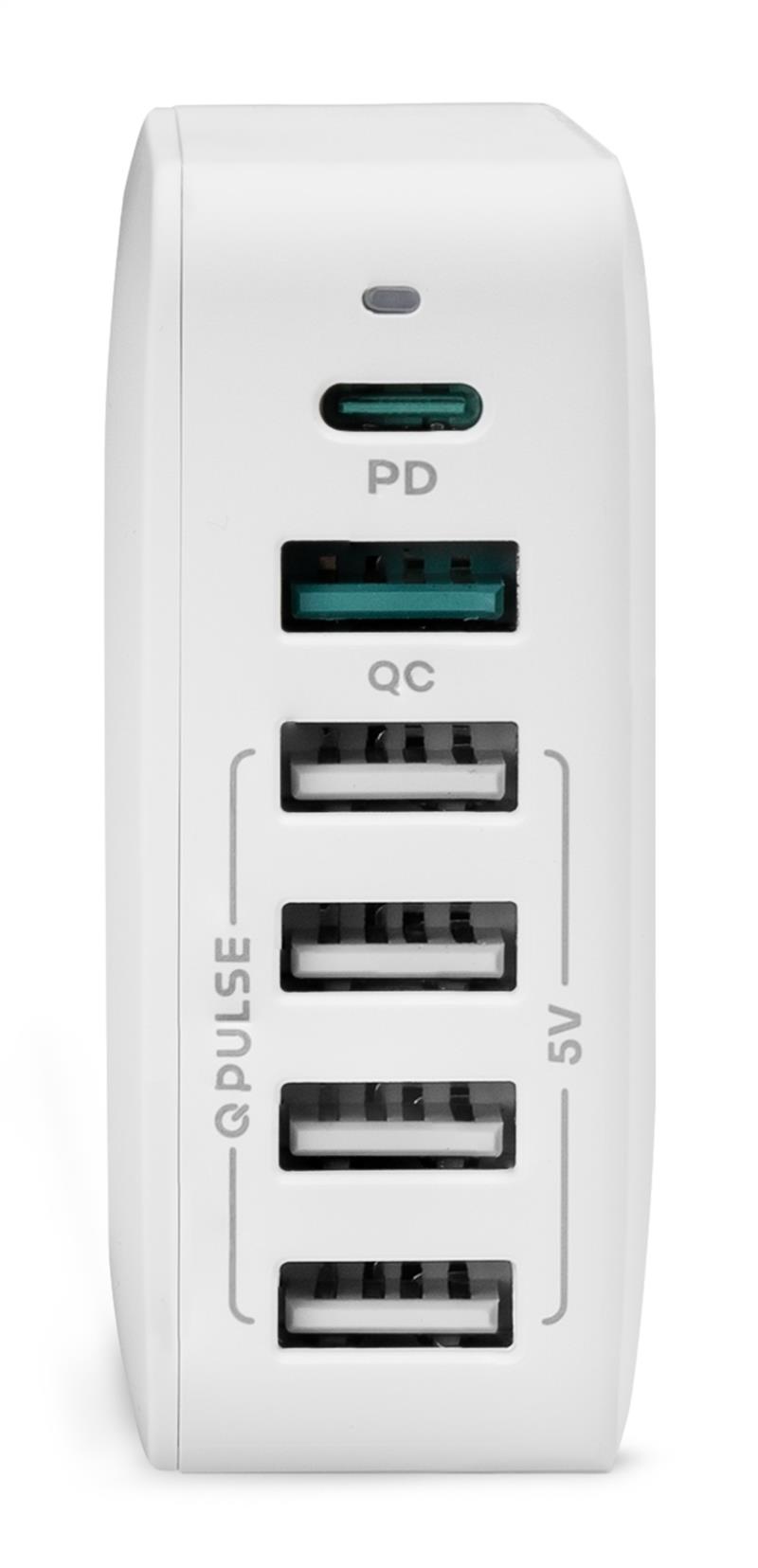 Kovol 6-Port USB USB-C Charger White