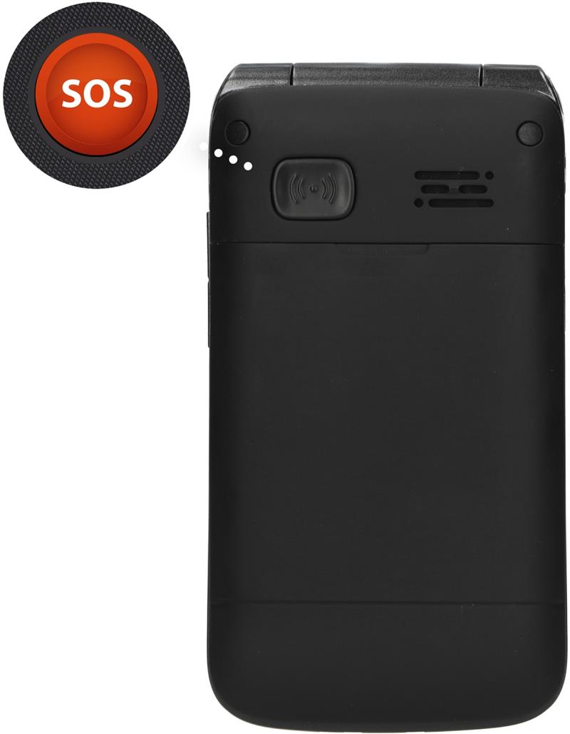 F15 Fysic Big Button Klap GSM 4G Black actie pakket 5 1 gratis