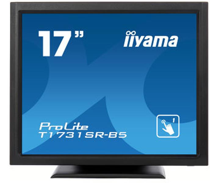 iiyama ProLite T1731SR-B5 touch screen-monitor 43,2 cm (17"") 1280 x 1024 Pixels Zwart Single-touch