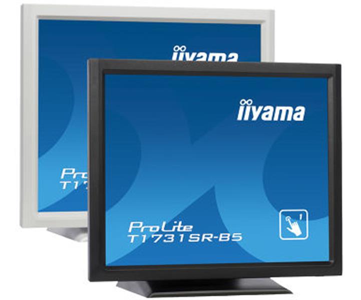 iiyama ProLite T1731SR-B5 touch screen-monitor 43,2 cm (17"") 1280 x 1024 Pixels Zwart Single-touch