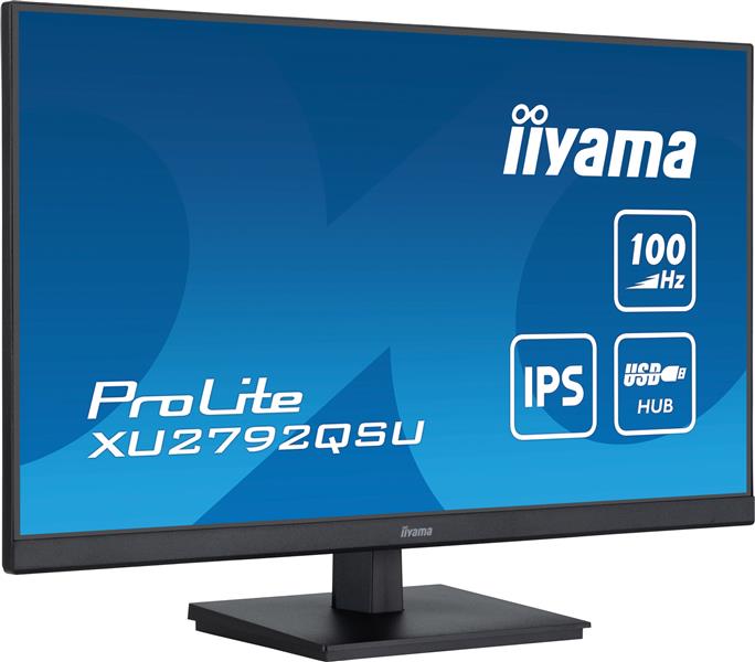 iiyama ProLite computer monitor 68,6 cm (27"") 2560 x 1440 Pixels Dual WQHD LED Zwart