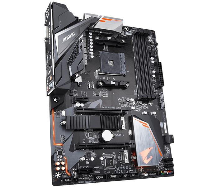 Gigabyte B450 AORUS ELITE moederbord Socket AM4 ATX AMD B450