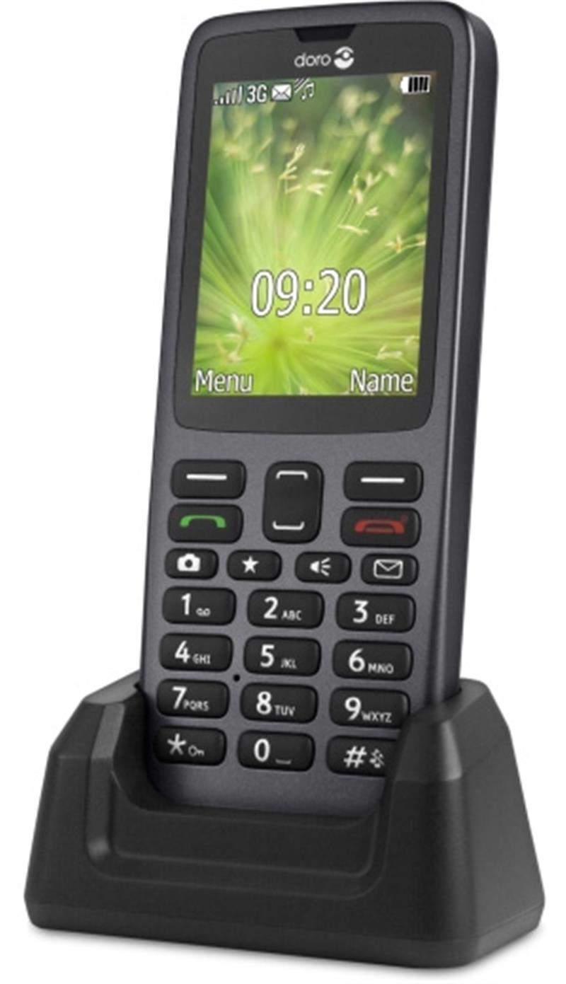 Doro 5516 6 1 cm 2 4 91 g Grafiet Instapmodel telefoon