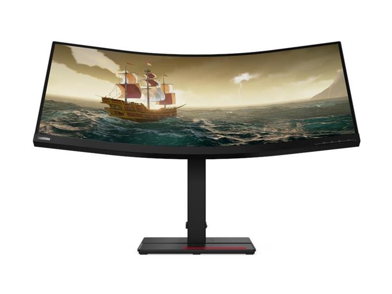 Lenovo ThinkVision T34w-20 86,4 cm (34"") 3440 x 1440 Pixels UltraWide Quad HD LCD Zwart