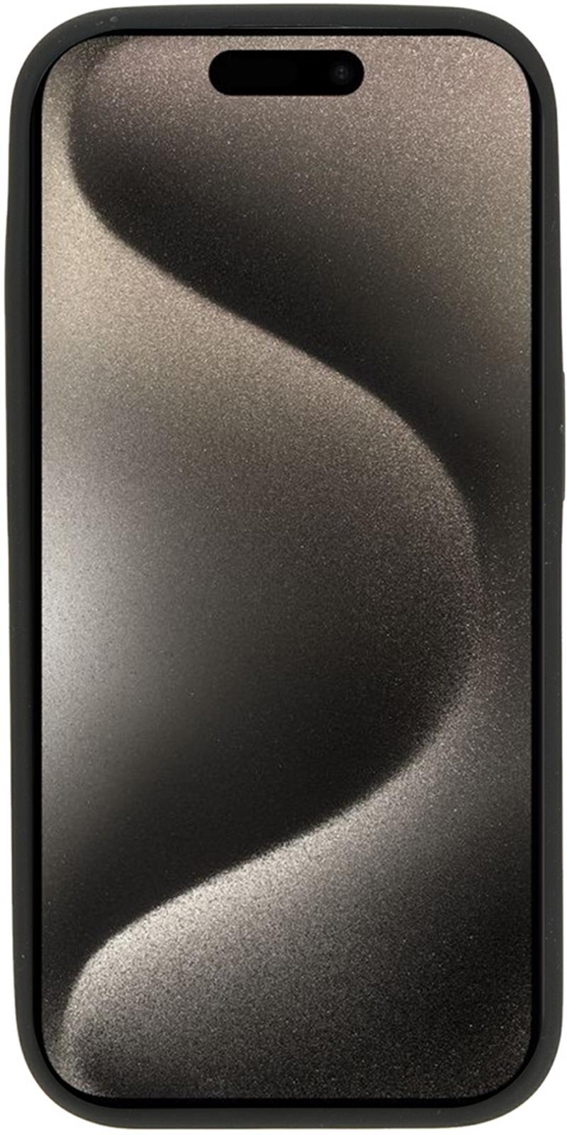 Mobiparts Silicone Cover Apple iPhone 15 Pro Black (Magsafe Compatible)