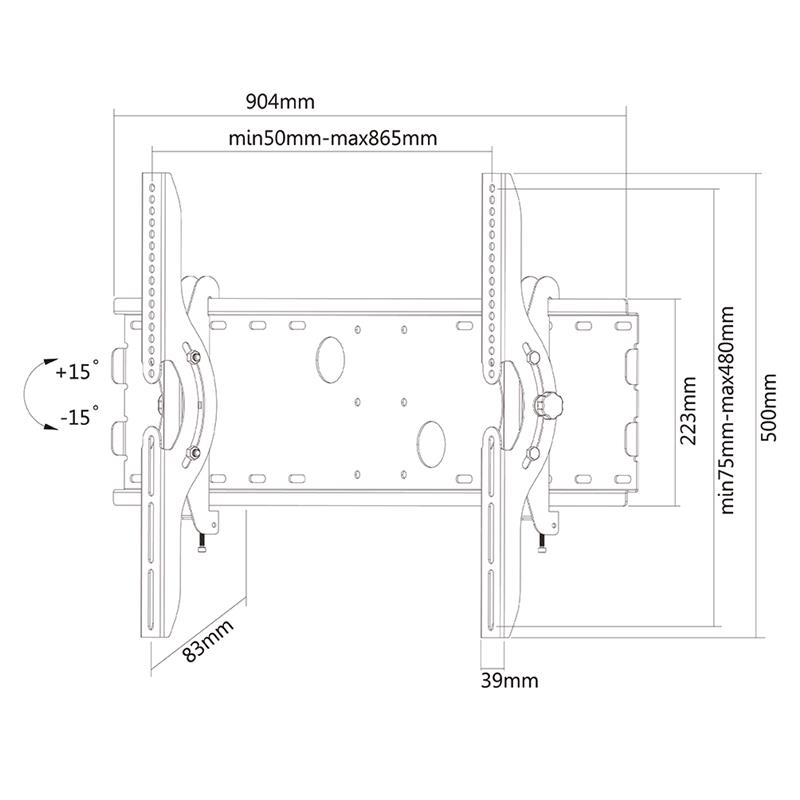 Neomounts tv wandsteun