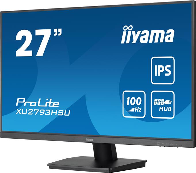 iiyama ProLite computer monitor 68,6 cm (27"") 1920 x 1080 Pixels Full HD LED Zwart