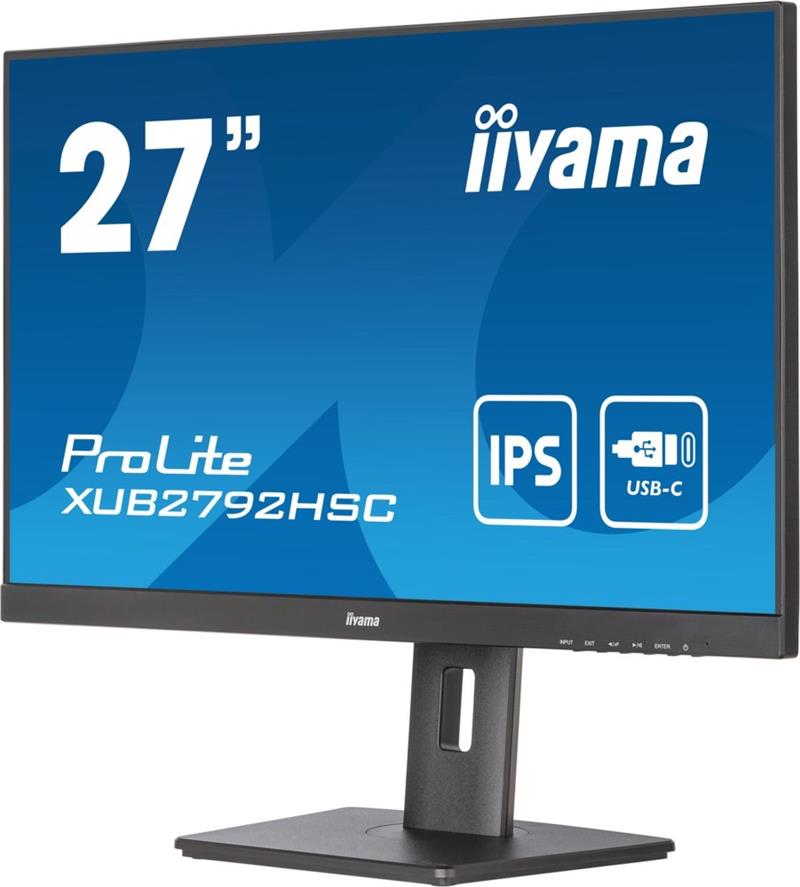 iiyama ProLite XUB2792HSC-B5 LED display 68,6 cm (27"") 1920 x 1080 Pixels Full HD Zwart