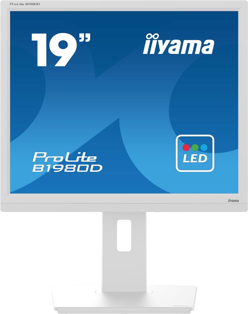 iiyama ProLite B1980D-W5 computer monitor 48,3 cm (19"") 1280 x 1024 Pixels SXGA LCD Wit