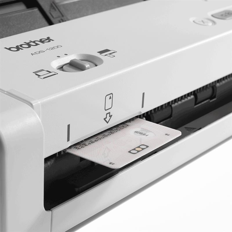 Brother ADS-1200 scanner ADF-scanner 600 x 600 DPI A4 Zwart, Wit