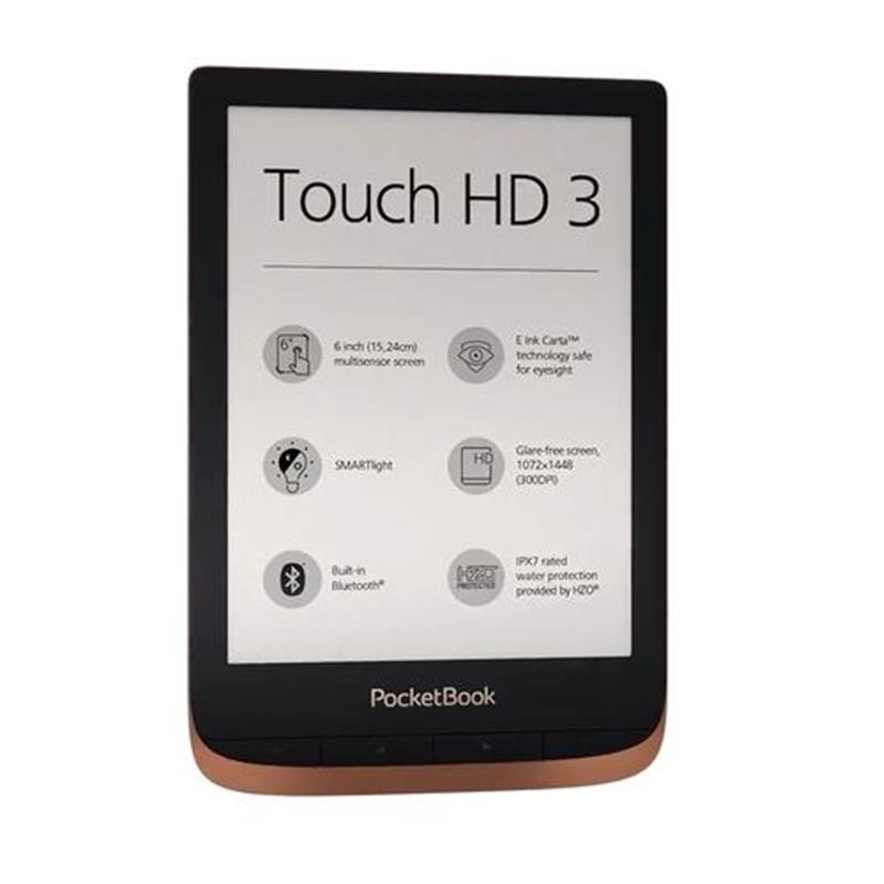 Pocketbook Touch HD 3 e-book reader Touchscreen 16 GB Wi-Fi Koper