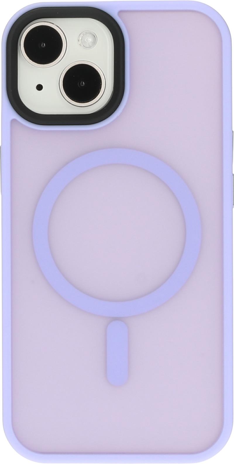 Mobiparts Hardcover Apple iPhone 15 Satin Lila (Magsafe Compatible)