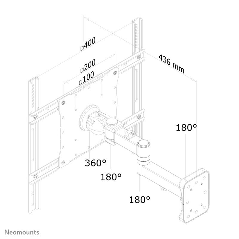 Neomounts tv wandsteun