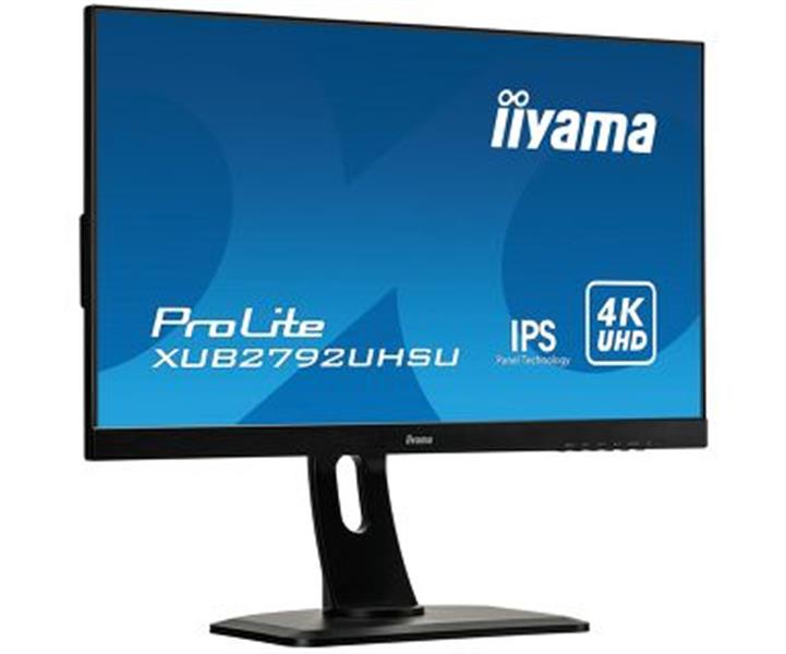 iiyama ProLite XUB2792UHSU-B1 LED display 68,6 cm (27"") 3840 x 2160 Pixels 4K Ultra HD Flat Mat Zwart