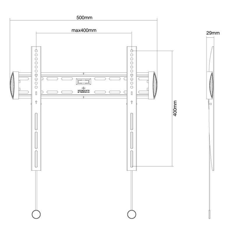 Newstar Flatscreen Wandsteun