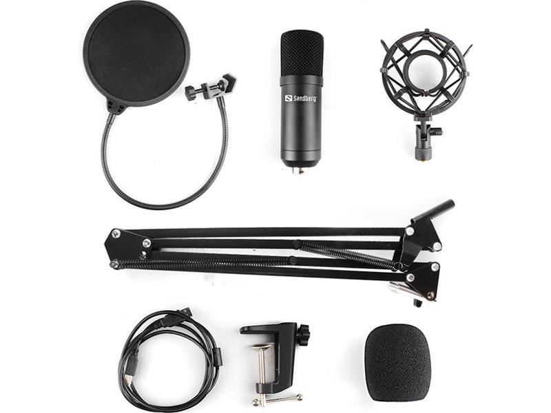 Sandberg Streamer USB Microphone Kit