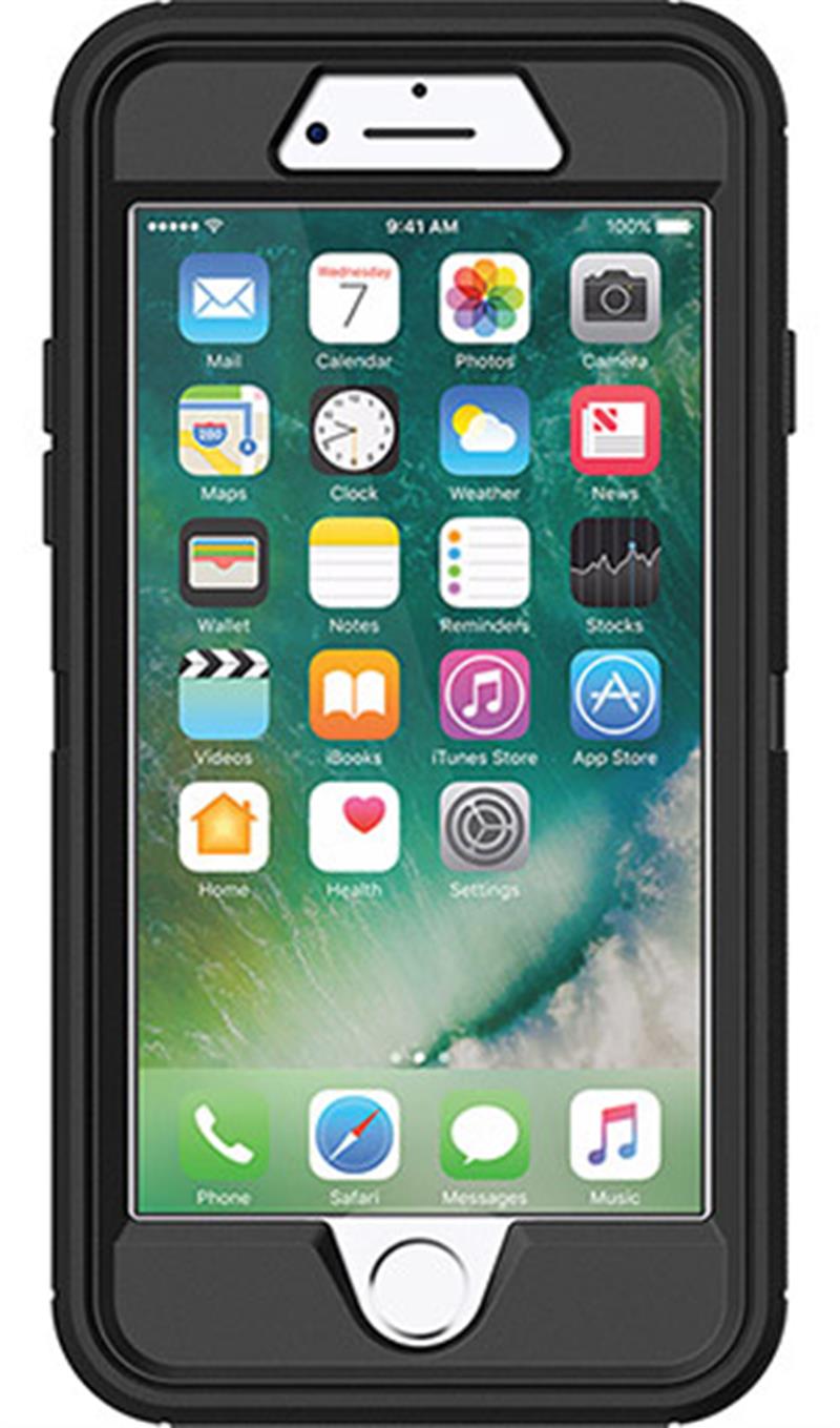 OtterBox Defender Case Apple iPhone 7 8 SE 2020 Black
