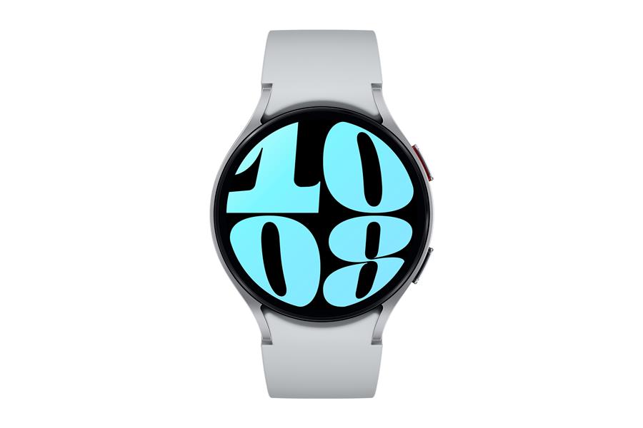 Samsung Galaxy Watch6 Watch6 3,81 cm (1.5"") Super AMOLED 44 mm Digitaal 480 x 480 Pixels Touchscreen Zilver Wifi GPS